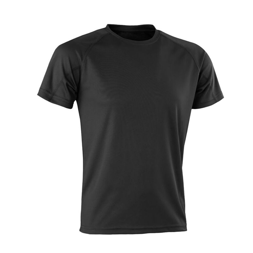 Spiro Mens Aircool T-Shirt / Black